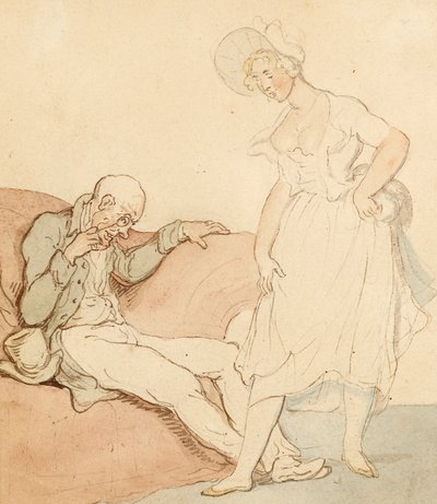 A Pretty Pair by Thomas Rowlandson